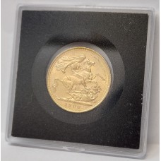 AUSTRALIA 1900 . ONE 1 SOVEREIGN . MELBOURNE . GOLD